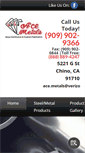 Mobile Screenshot of acemetalsupplyandfabrication.com